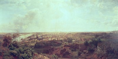 Panoramablick auf Wien, ca. 1870 von Unbekannt Unbekannt